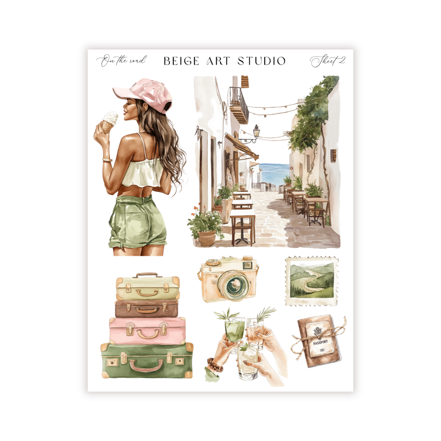 On The Road | Decorative Kit