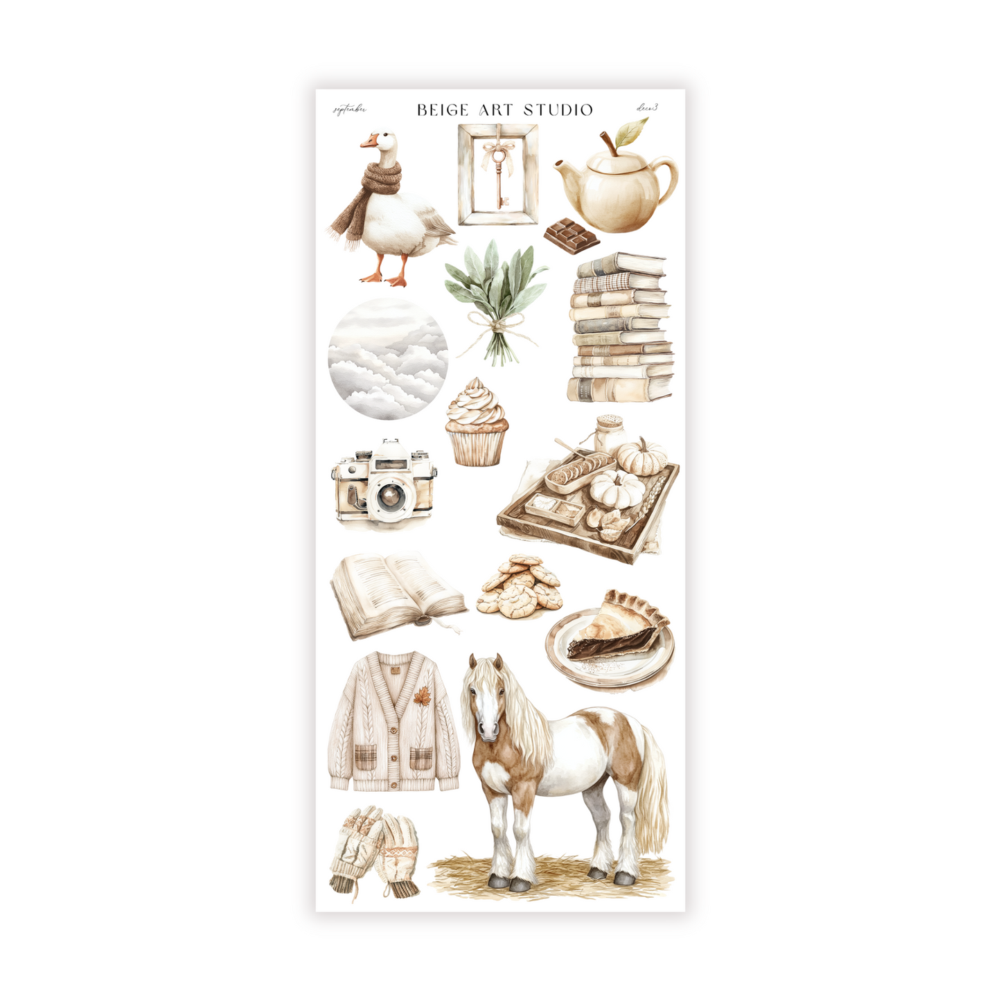 September | Decorative Kit