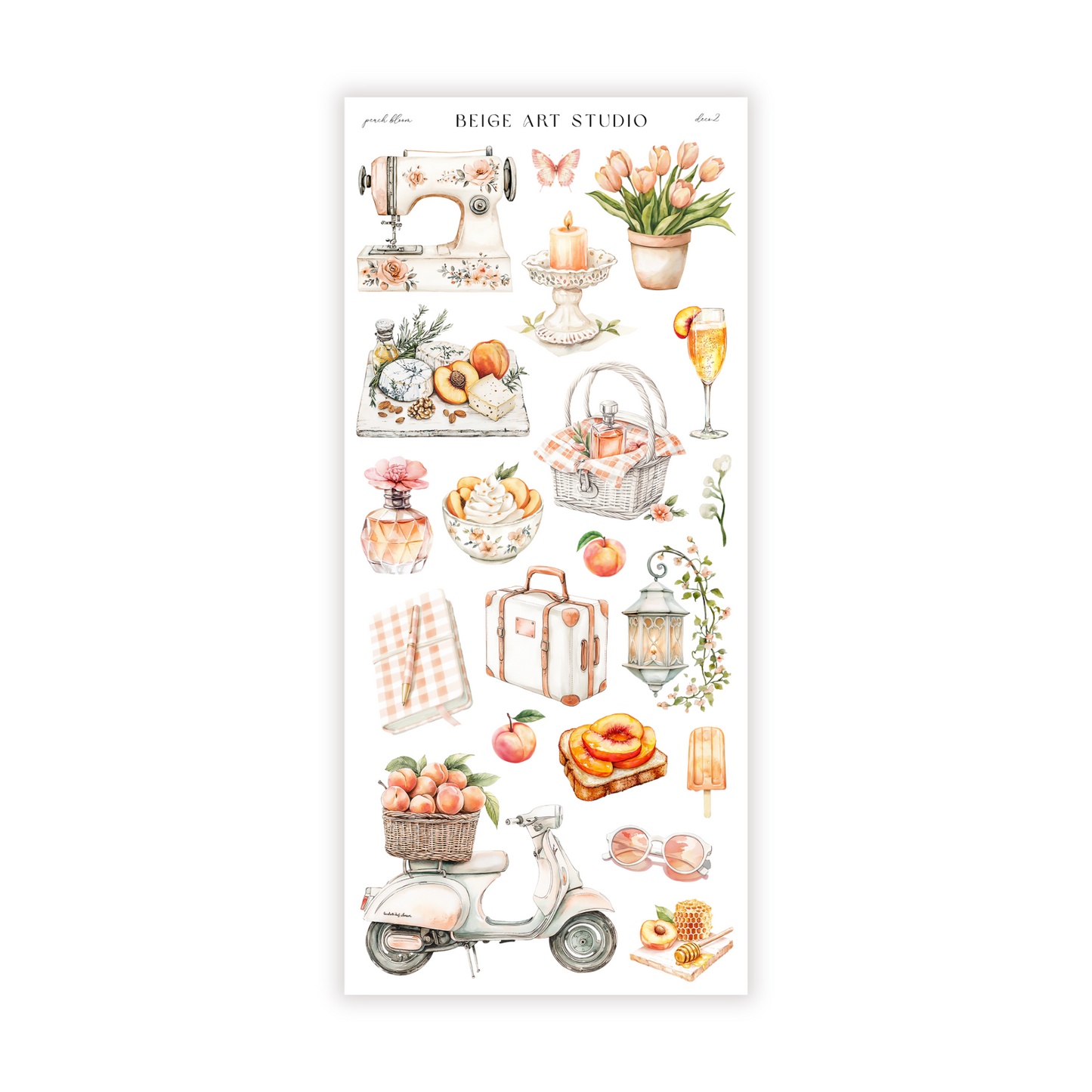 Peach Bloom | Decorative Kit