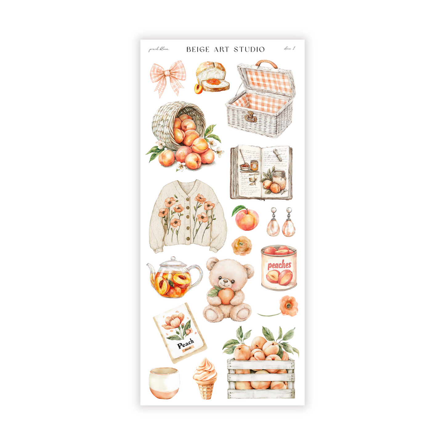 Peach Bloom | Decorative Kit