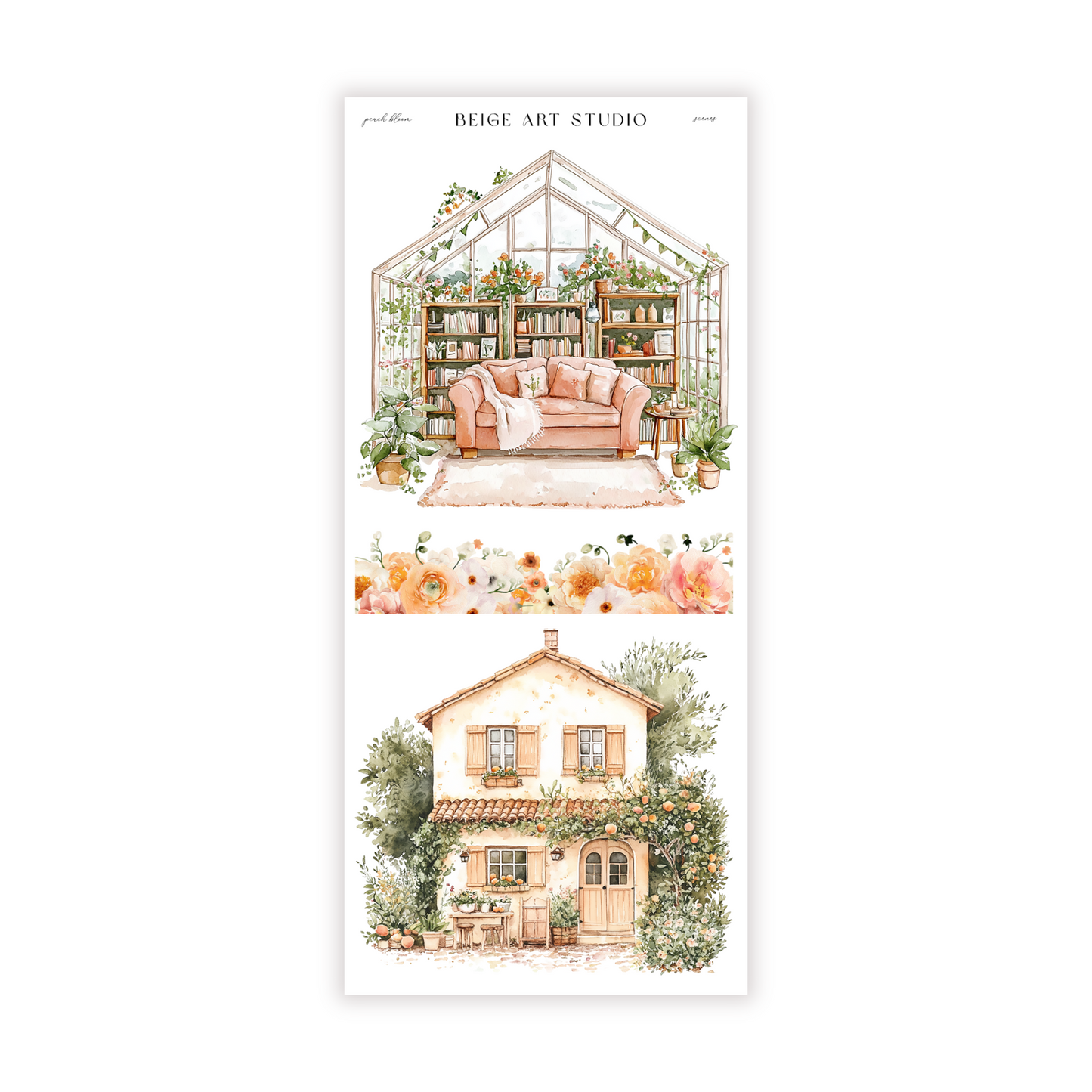 Peach Bloom | Decorative Kit