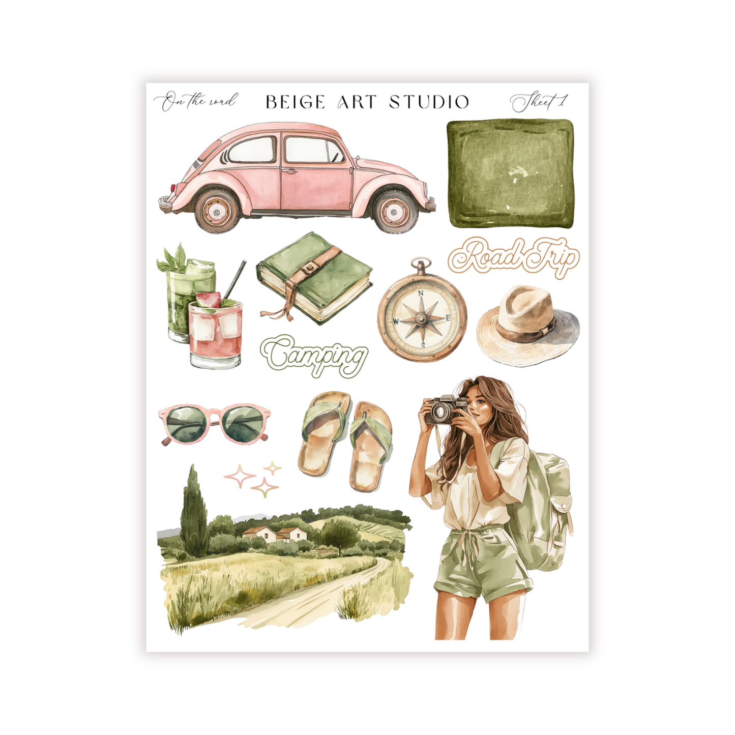 On The Road | Decorative Kit