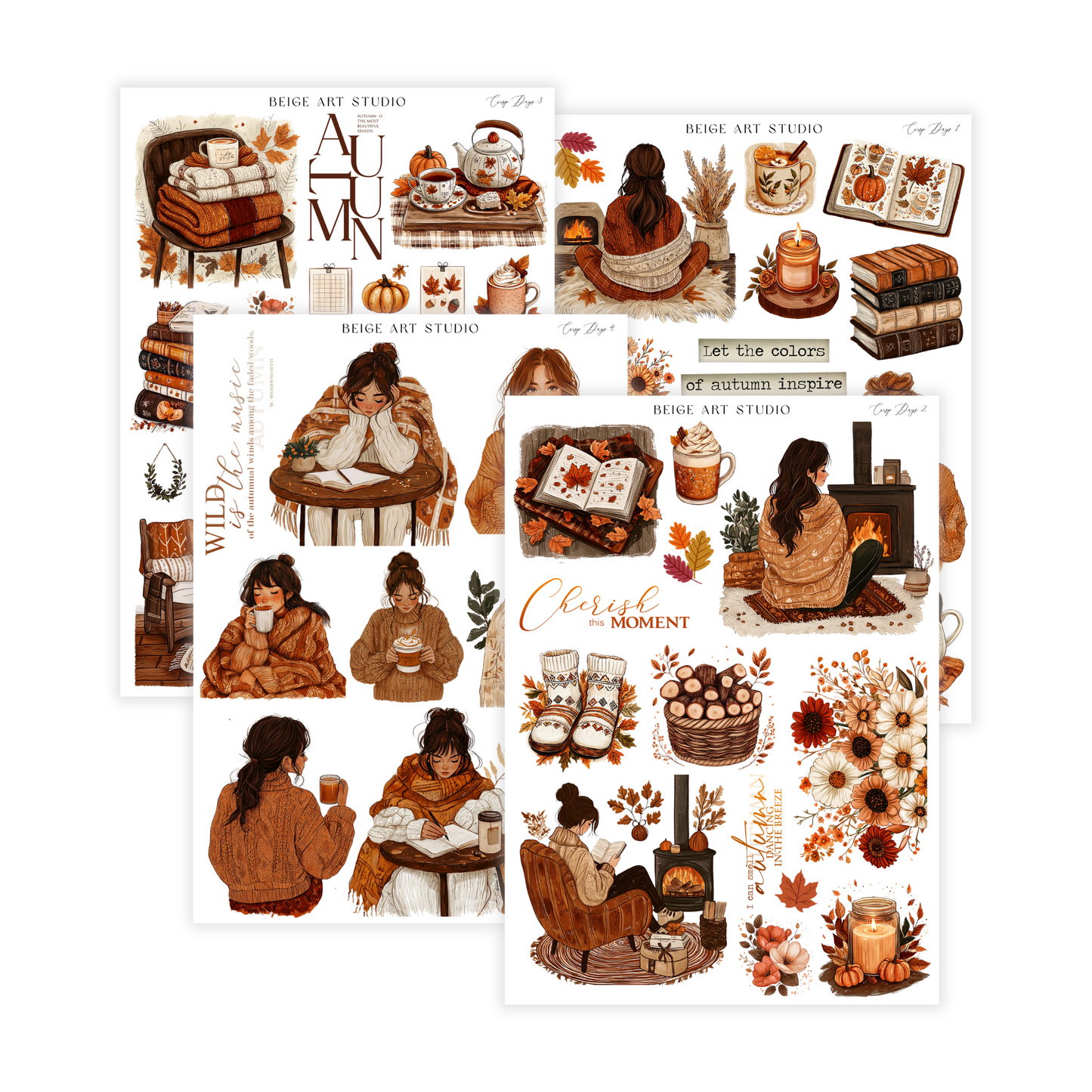 Autumn Countryside | Journaling Stickers