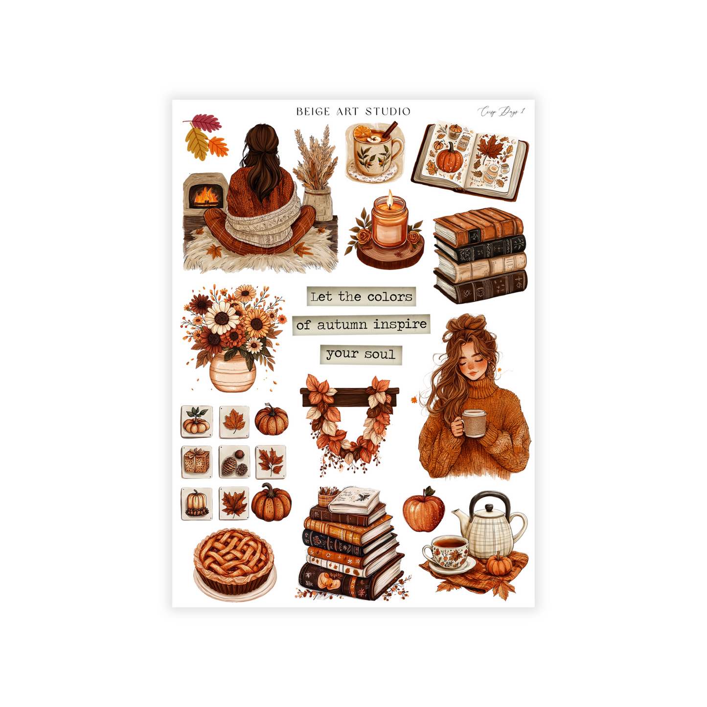 Crisp Days | Journaling Stickers