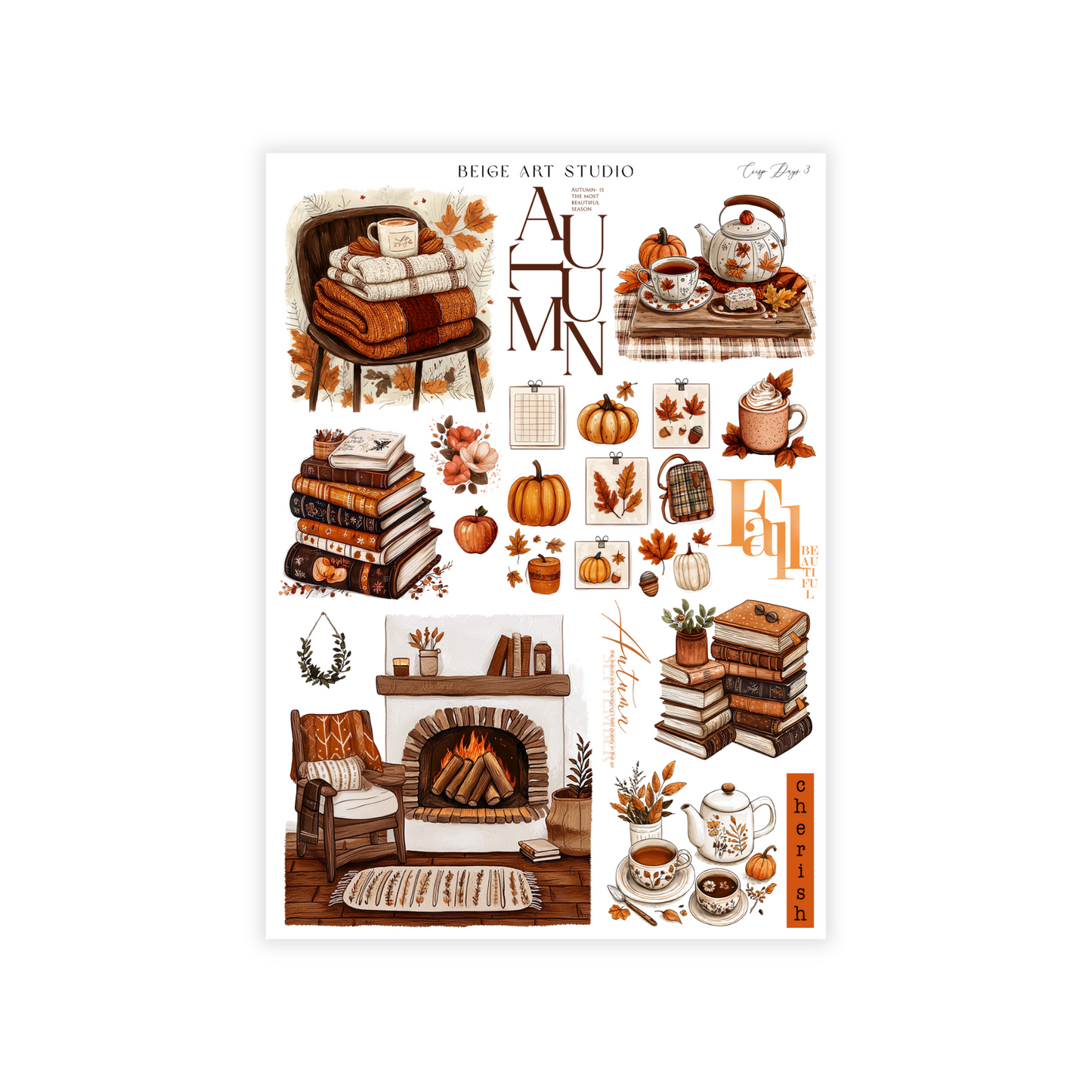 Crisp Days | Journaling Stickers