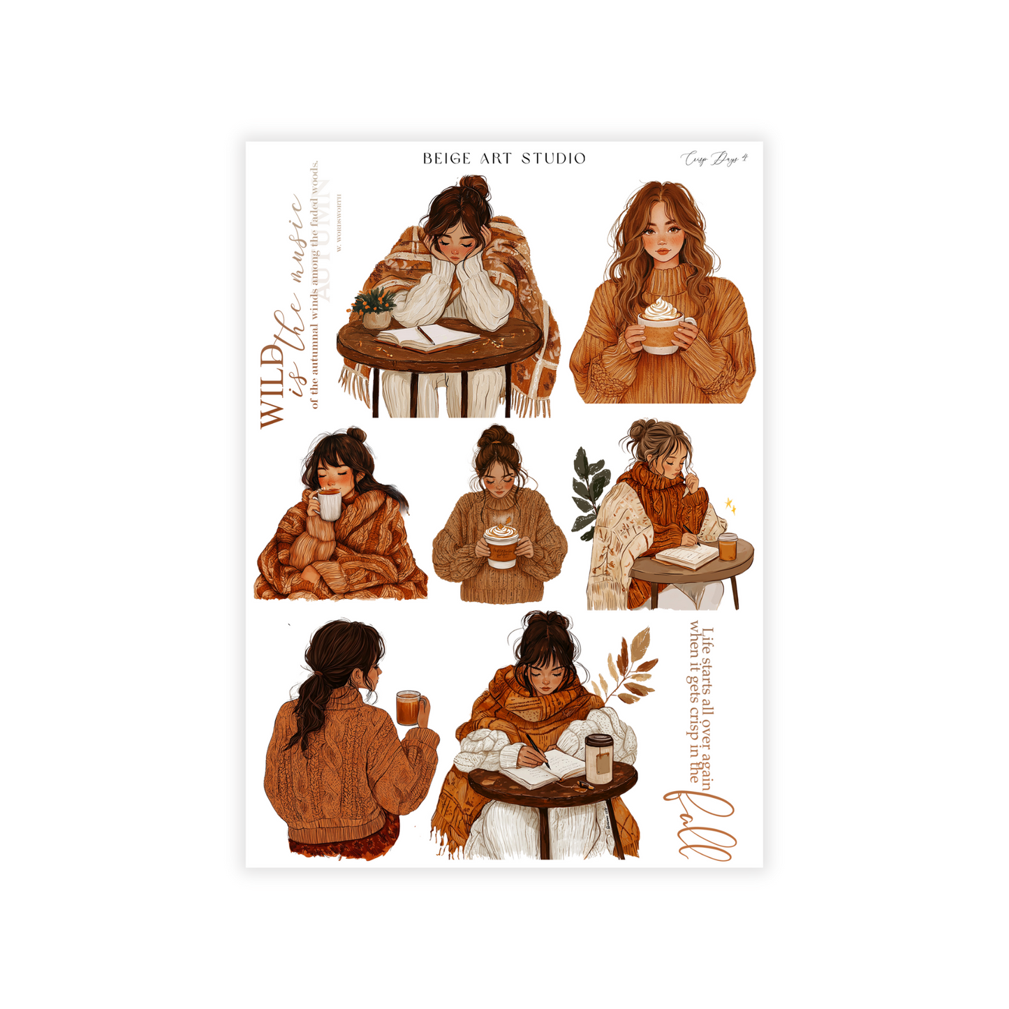 Crisp Days | Journaling Stickers
