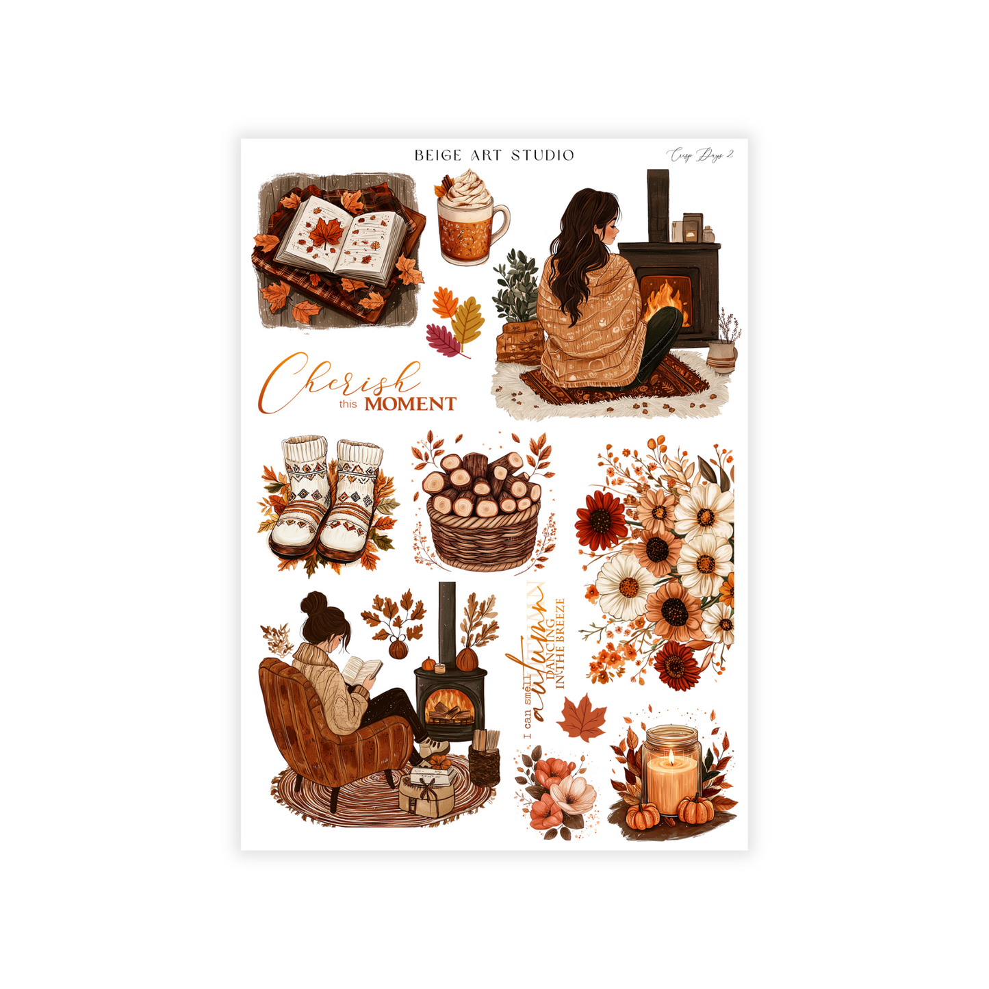 Crisp Days | Journaling Stickers