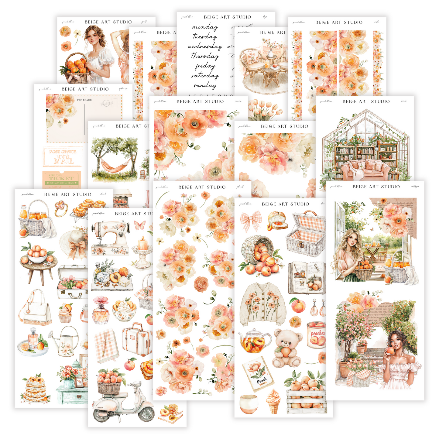 Peach Bloom | Decorative Kit
