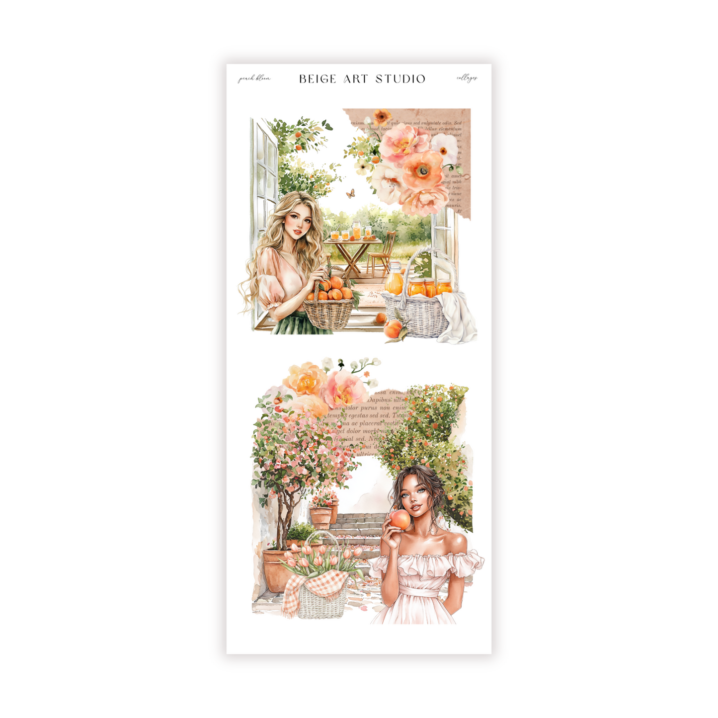 Peach Bloom | Decorative Kit