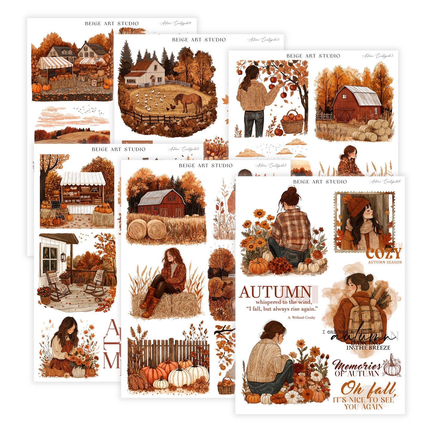 Crisp Days | Journaling Stickers