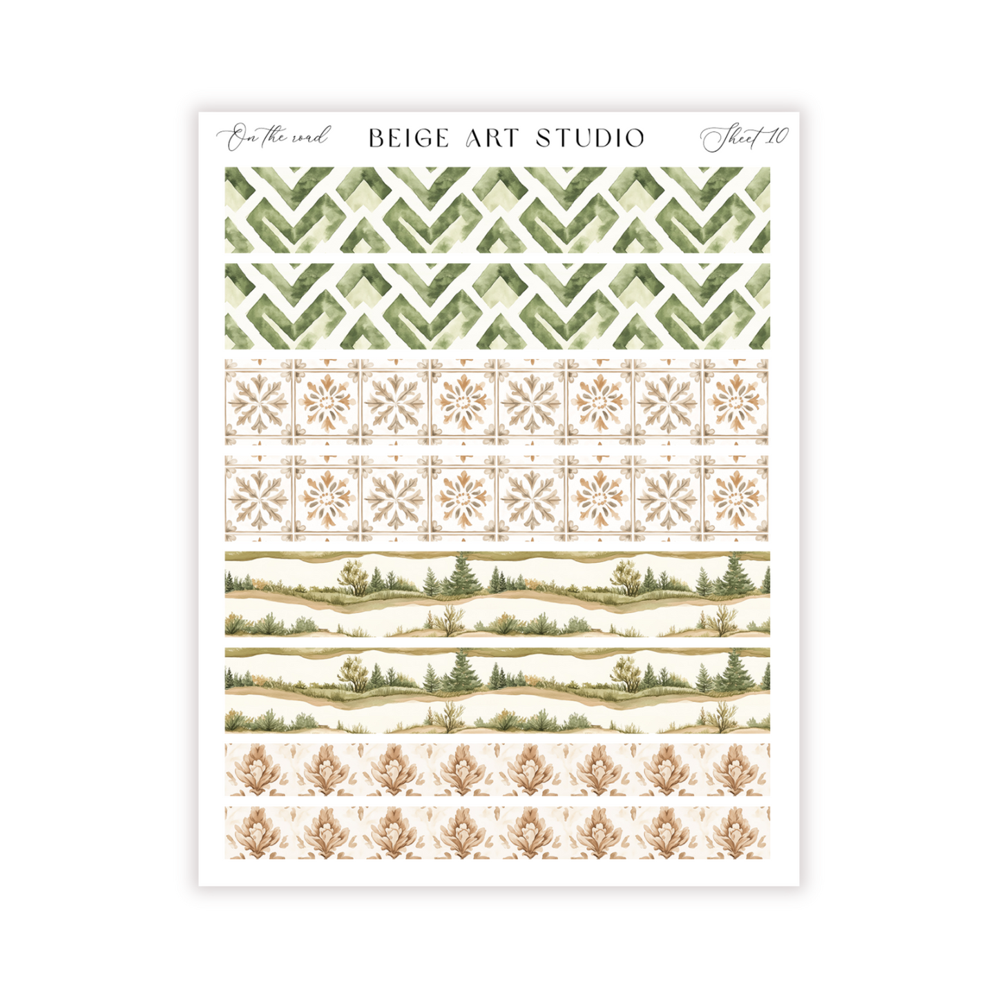 On The Road | Decorative Kit