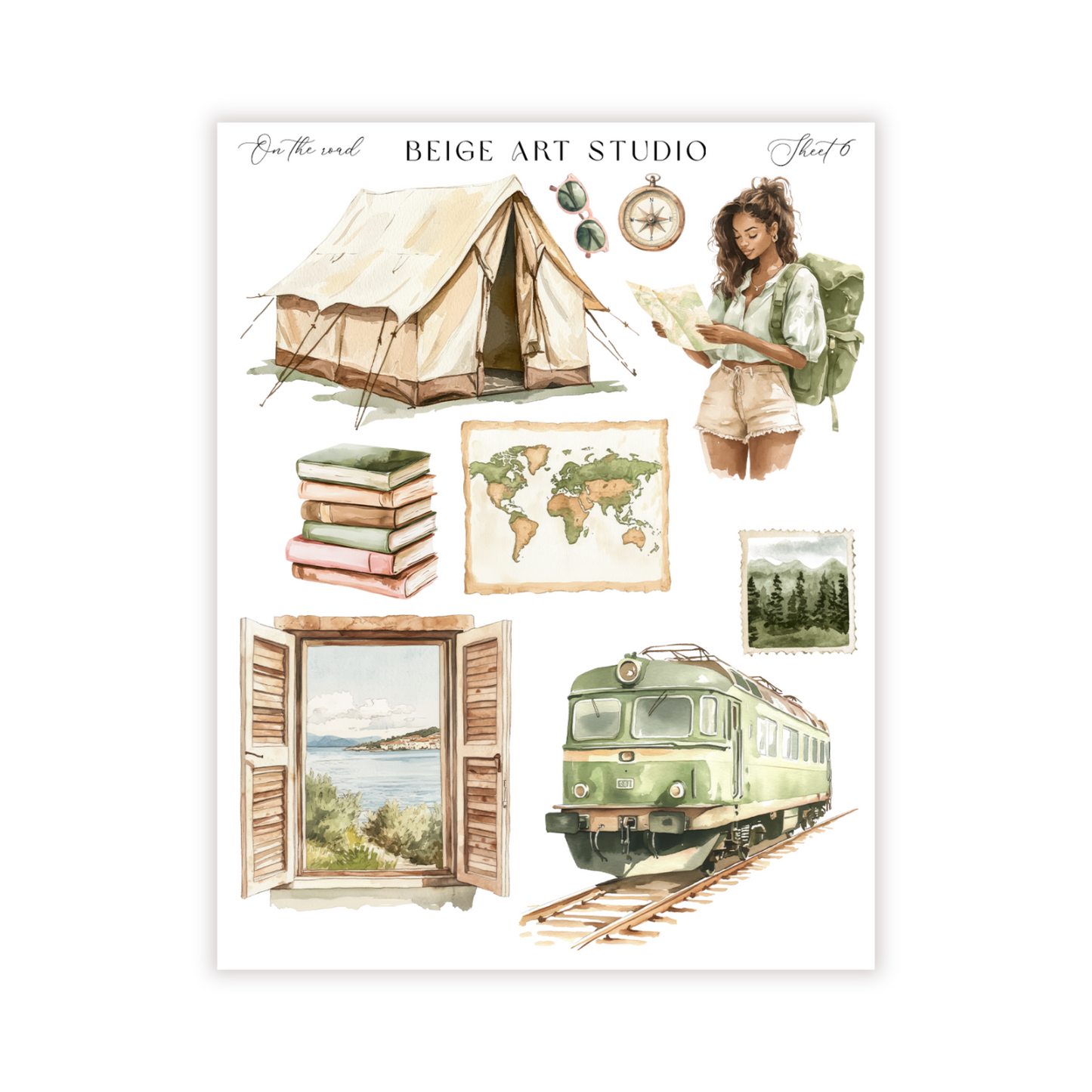 On The Road | Decorative Kit