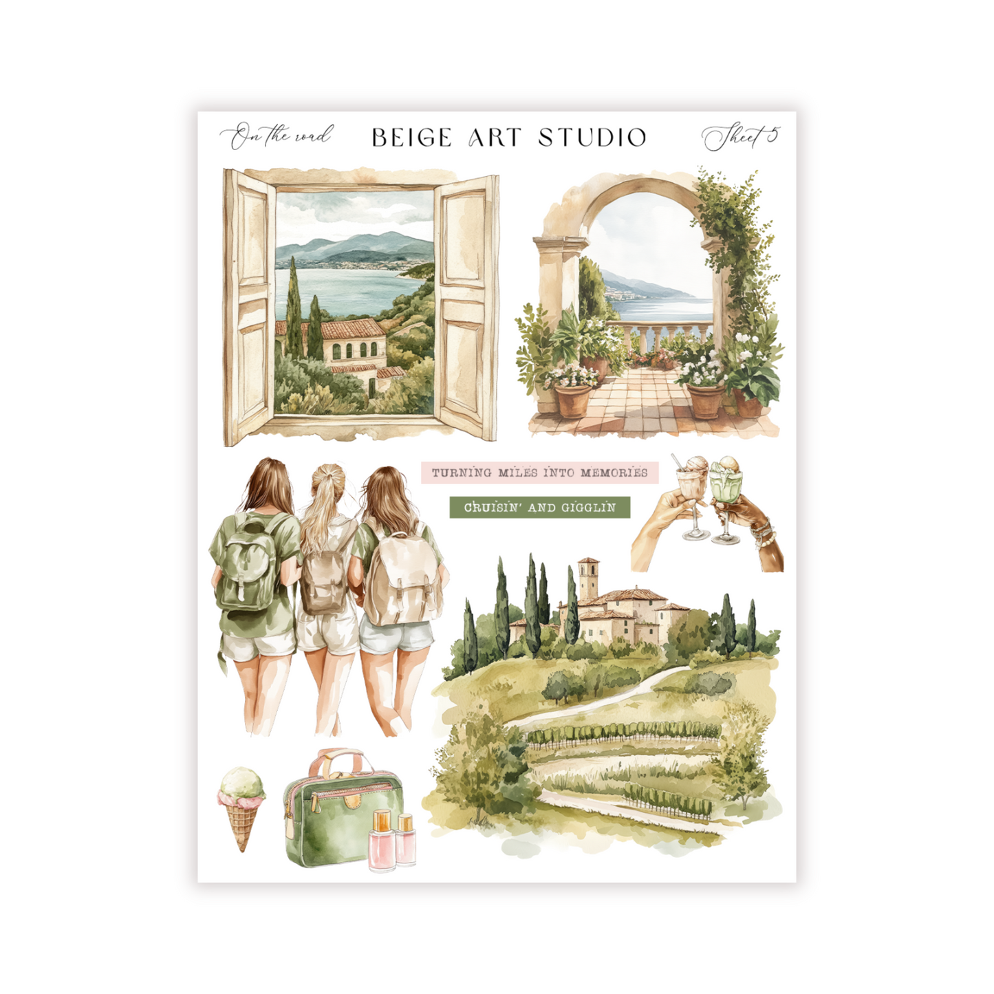 On The Road | Decorative Kit