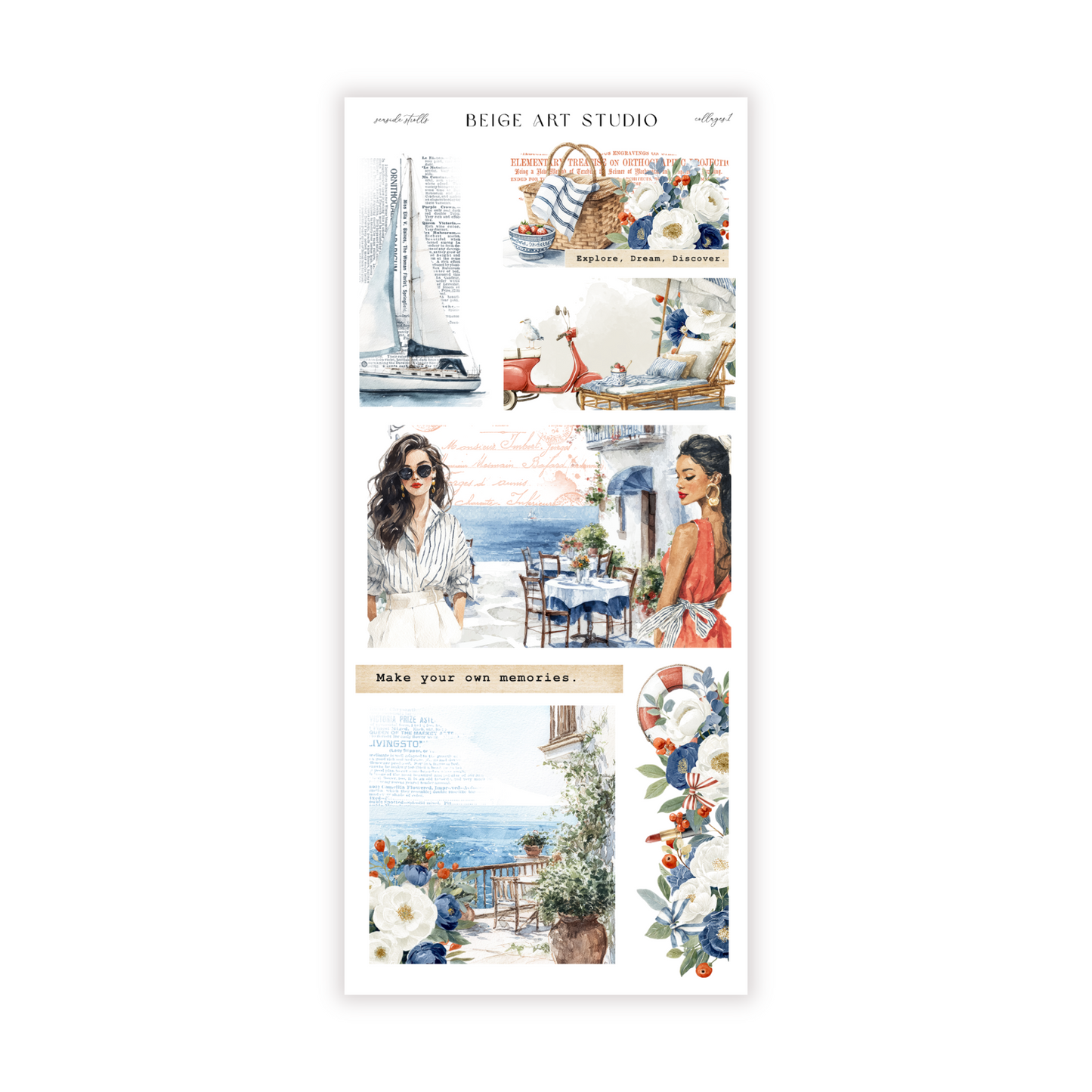 Seaside Strolls | Decorative Kit