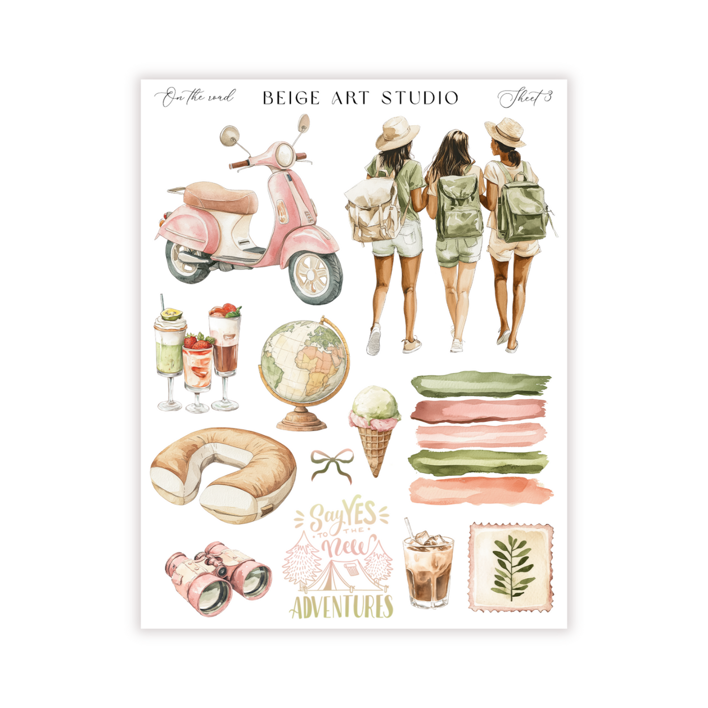 On The Road | Decorative Kit