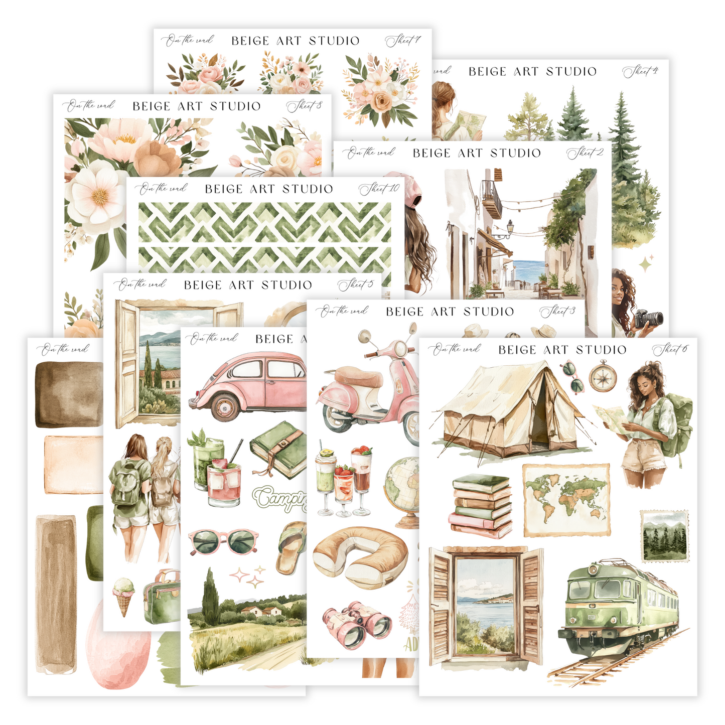 On The Road | Decorative Kit