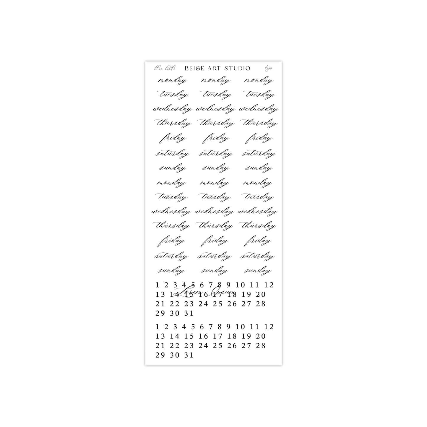 Blue Belle | Decorative Kit