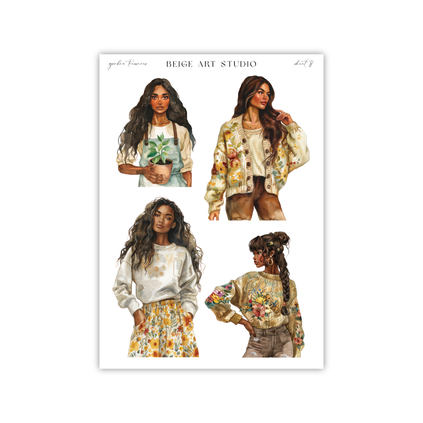 Garden Treasures | Journaling Stickers