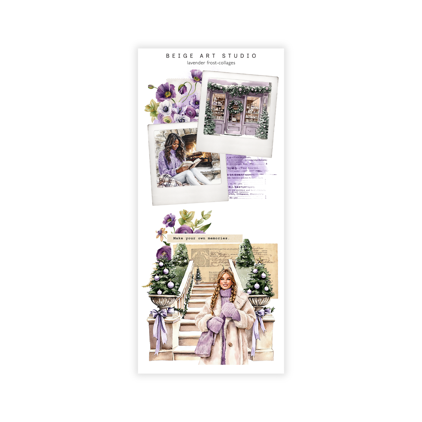 Lavender Frost| Decorative Kit