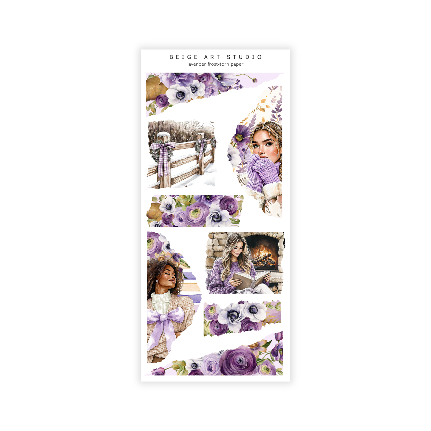 Lavender Frost| Decorative Kit