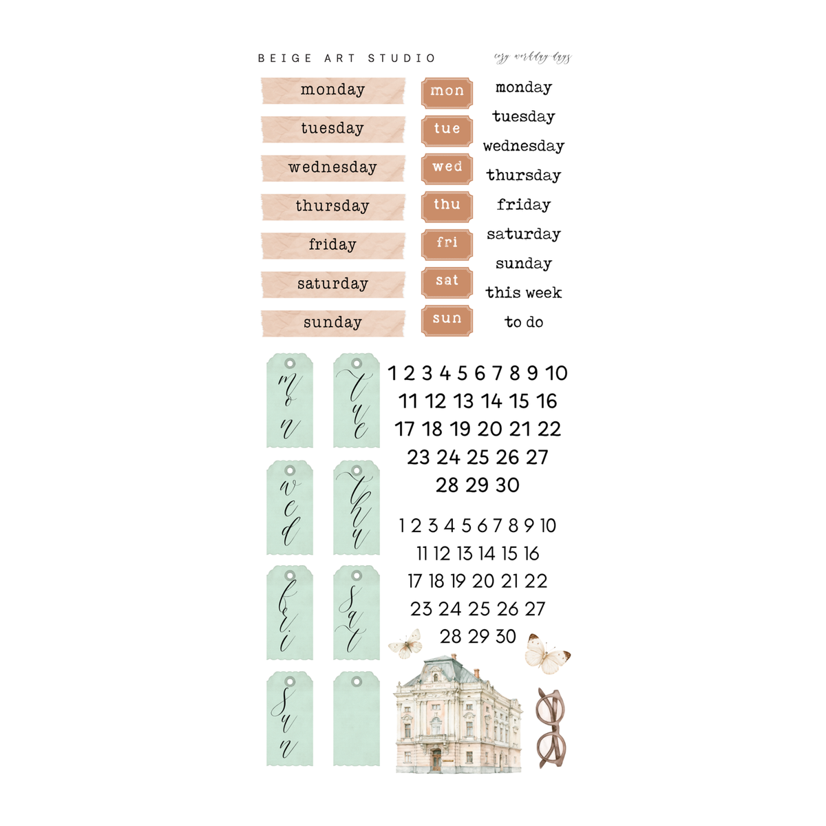 Cozy Workday | Decorative Kit