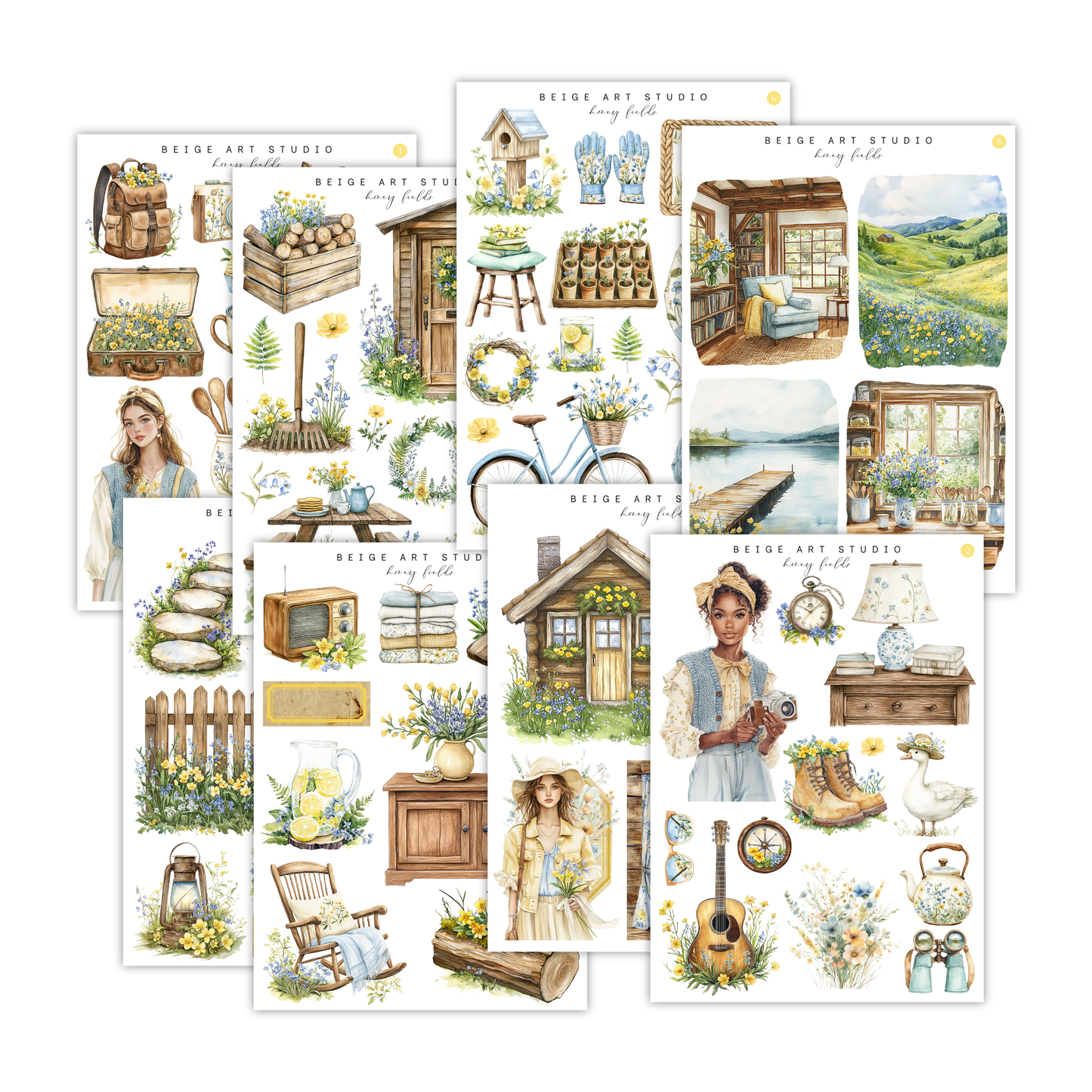 Honey Fields | Journaling Kit