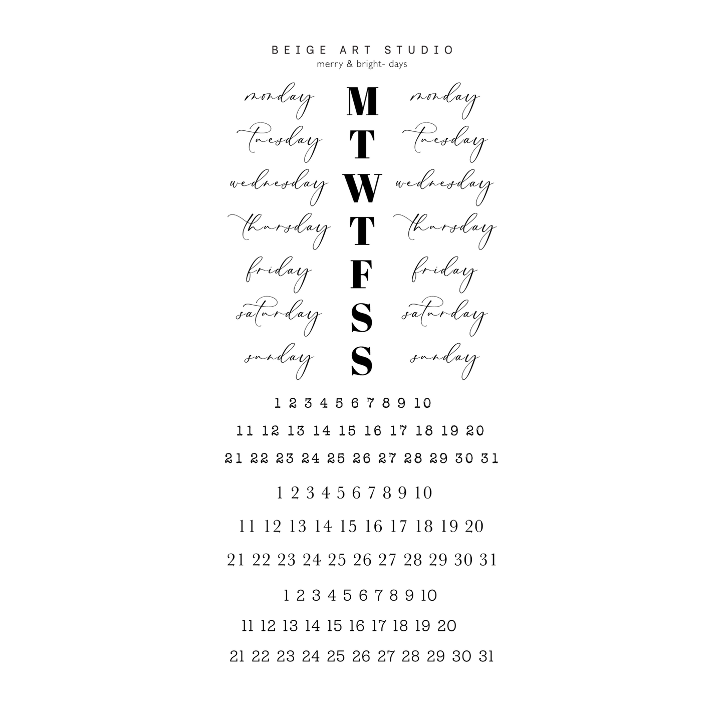 Merry&Bright | Decorative Kit