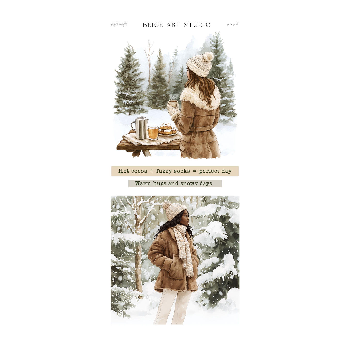Rustic Winter | Decorative Kit