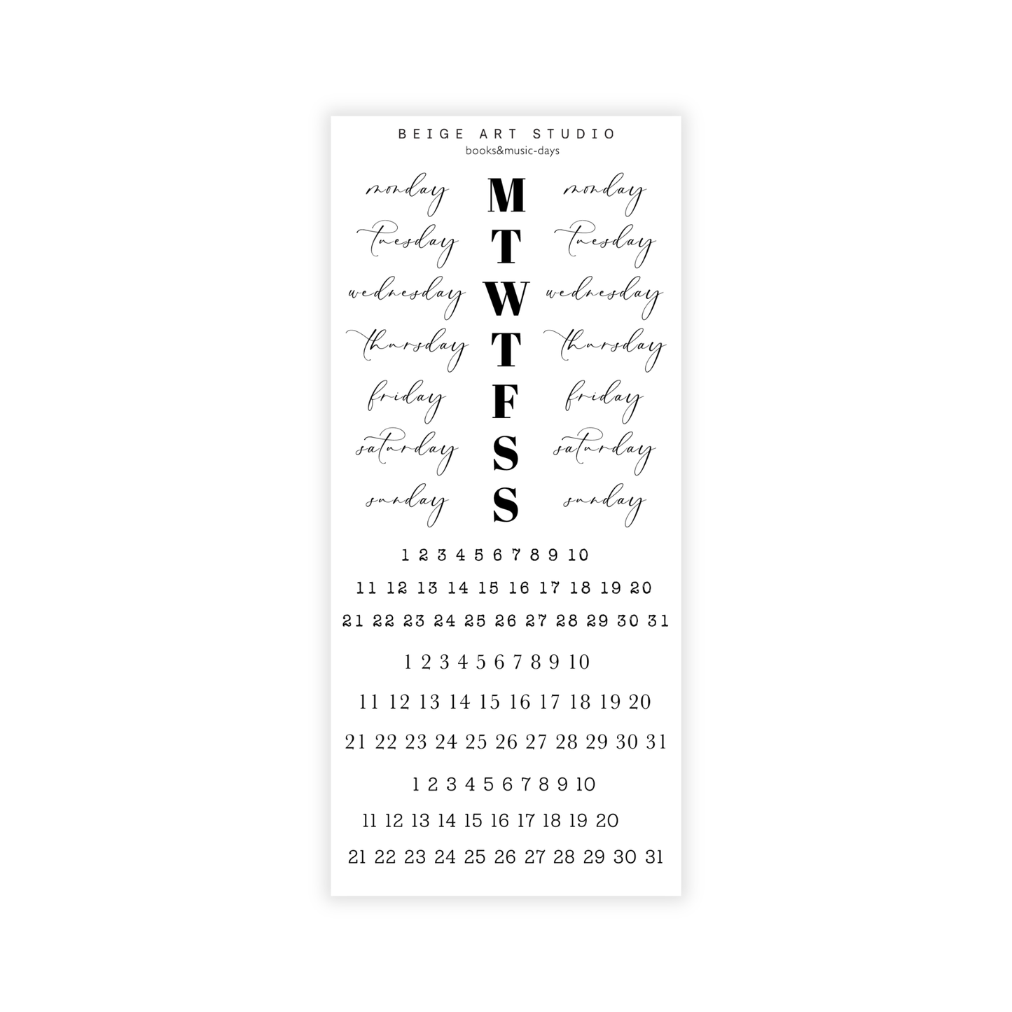 Books&Music | Decorative Kit