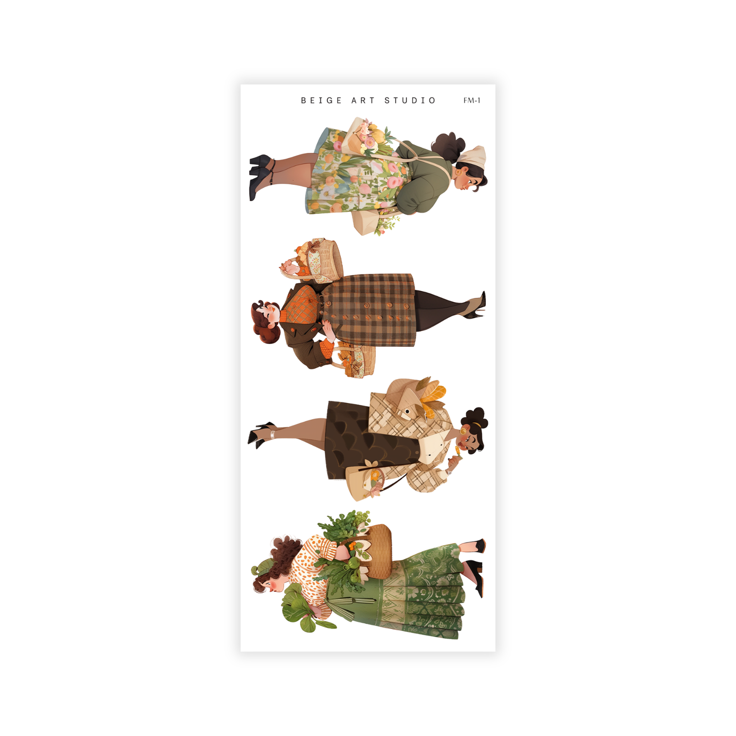 Spring Girls- Farmers Market | Journaling Stickers