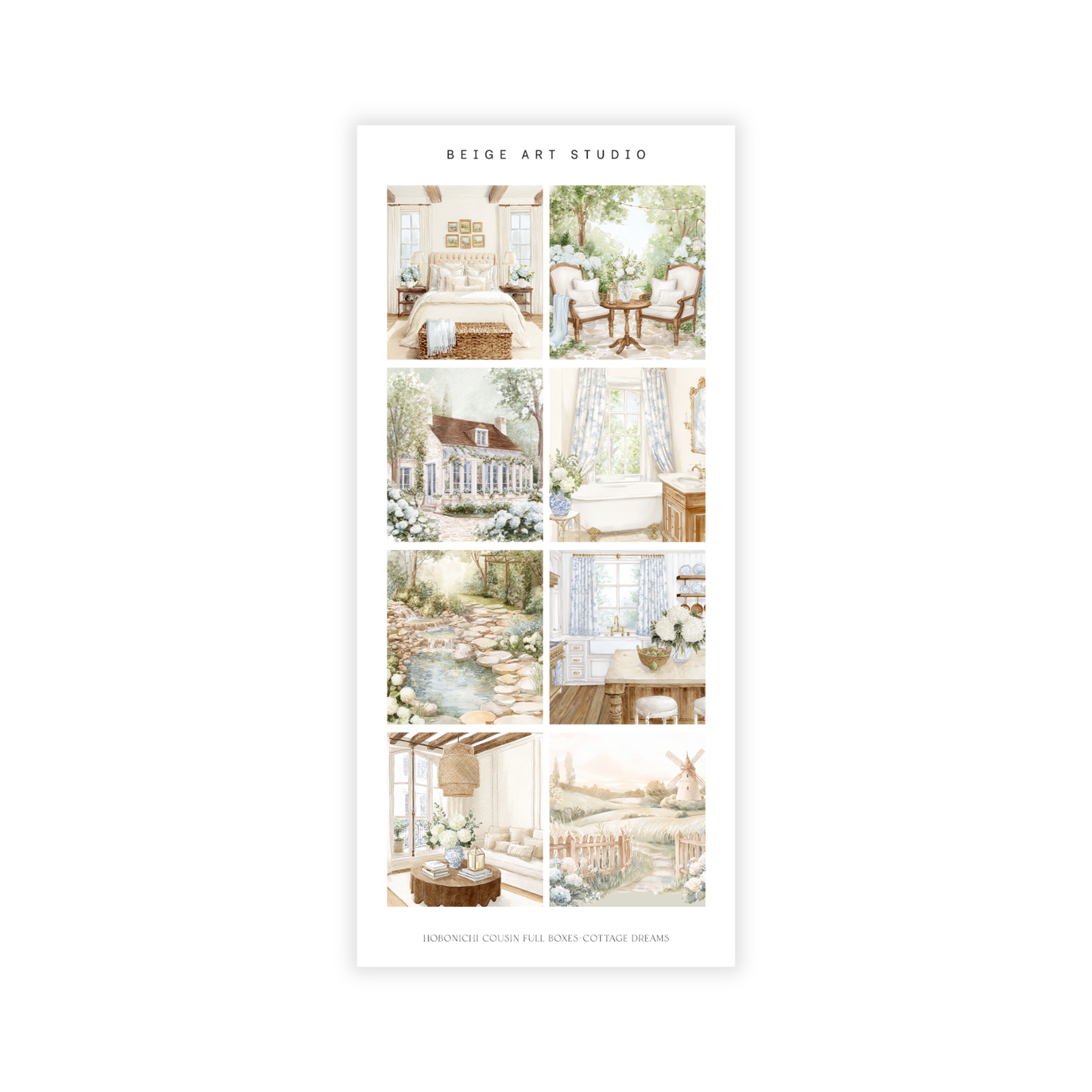 Cottage Dreams-Full Boxes | Hobonichi Cousin