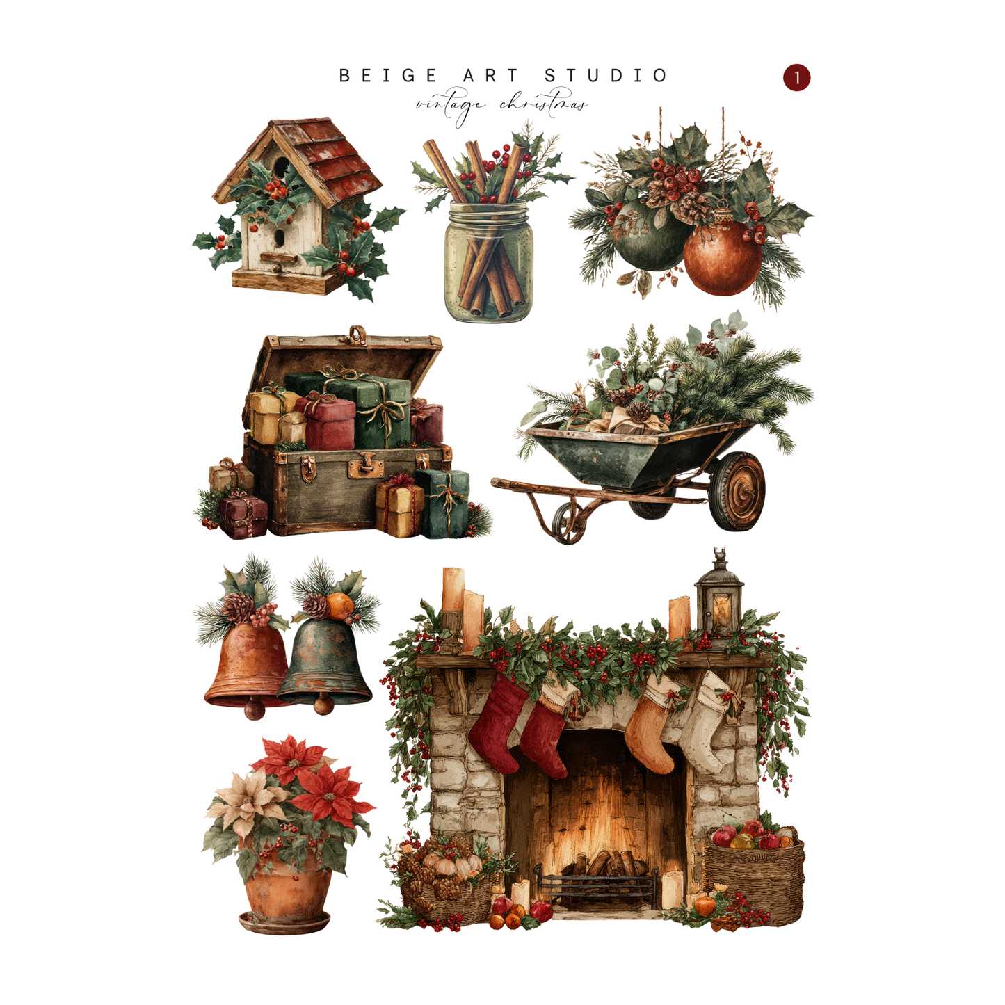 Vintage Christmas | Journaling Kit