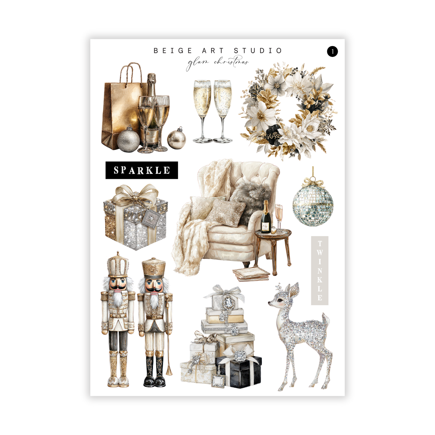 Glam Christmas | Journaling Kit