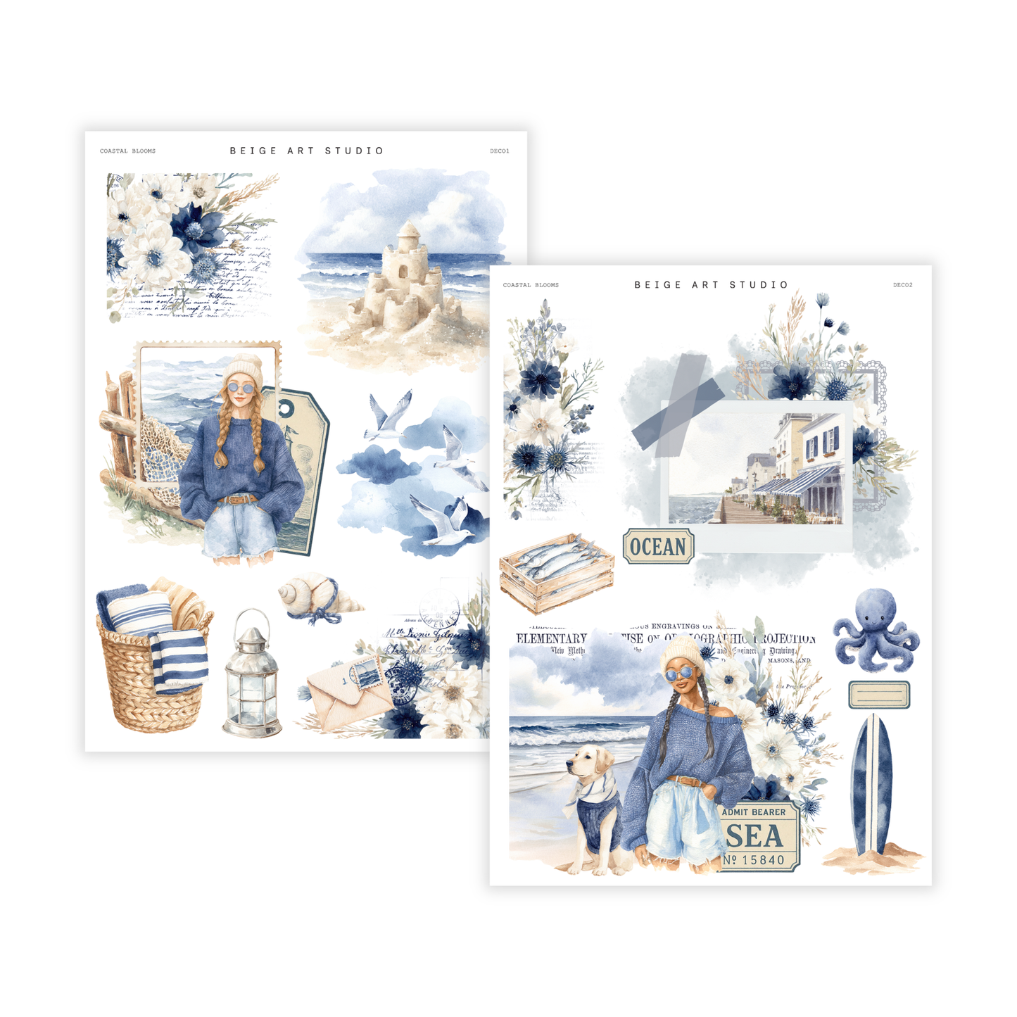 Coastal Blooms | Large Deco