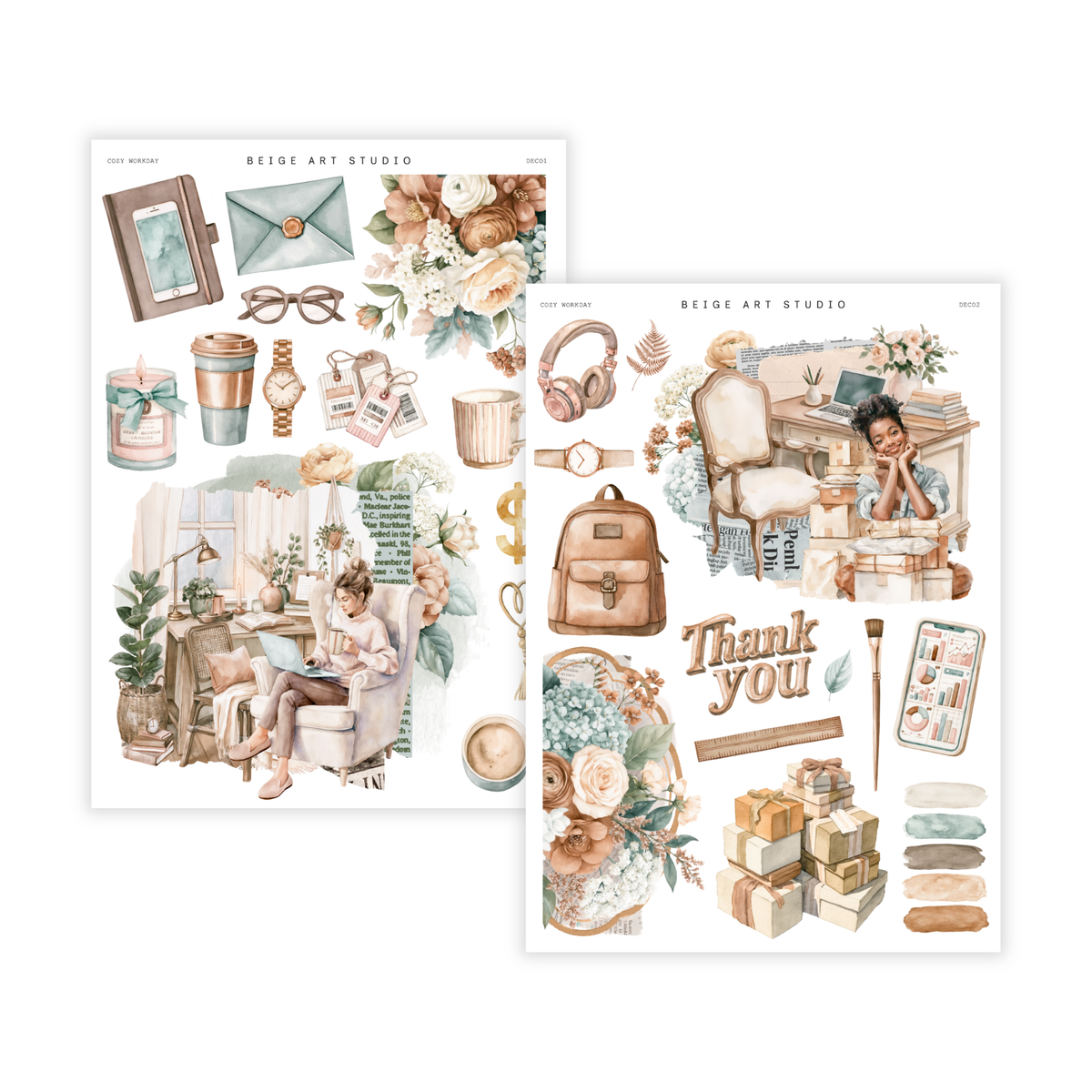 Cozy Workday | Large Deco