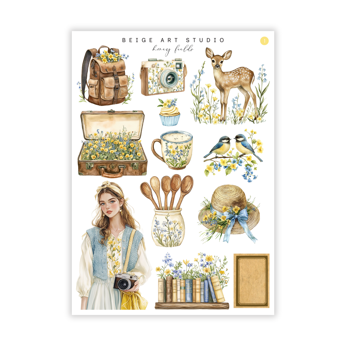 Honey Fields | Journaling Kit