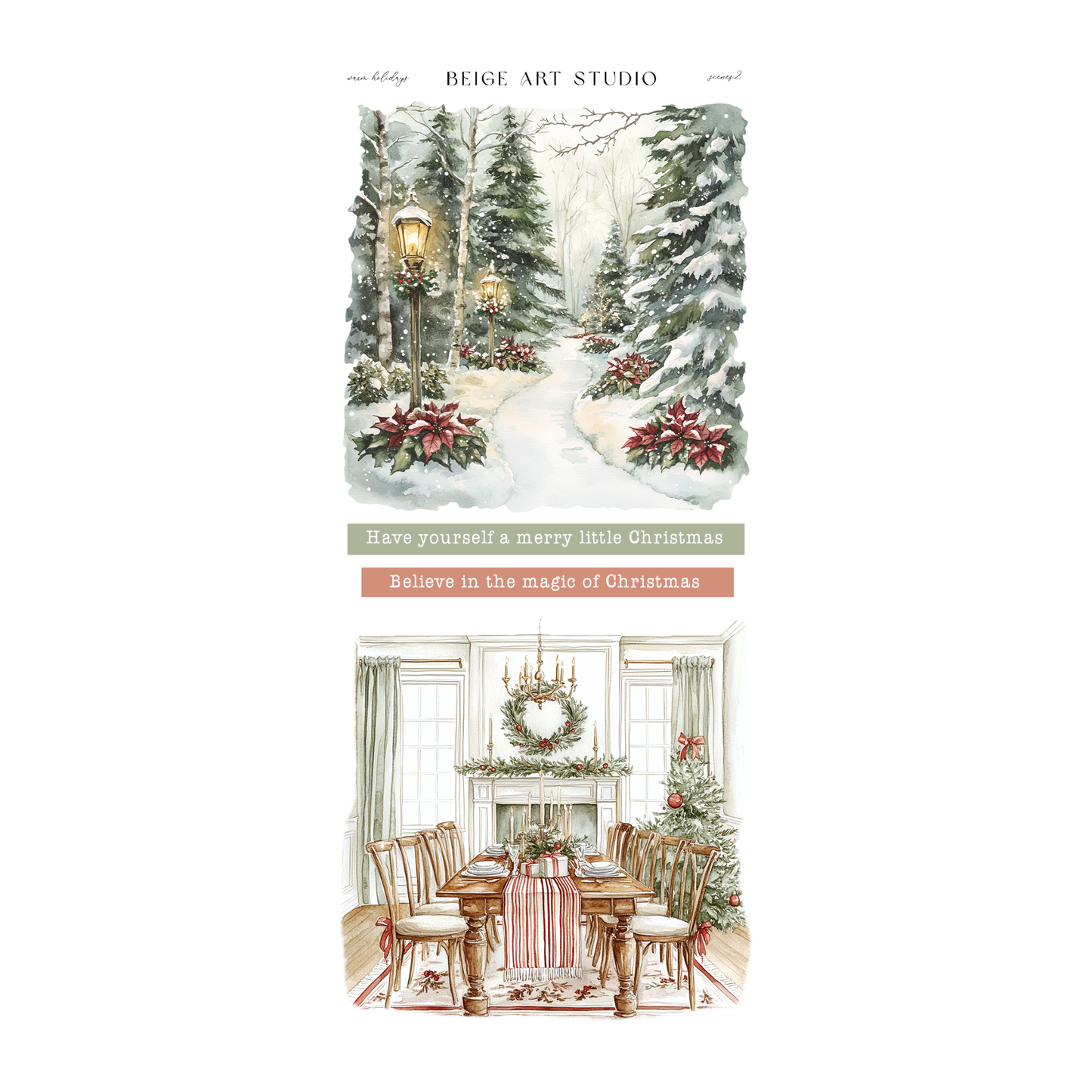 Warm Holidays | Decorative Kit