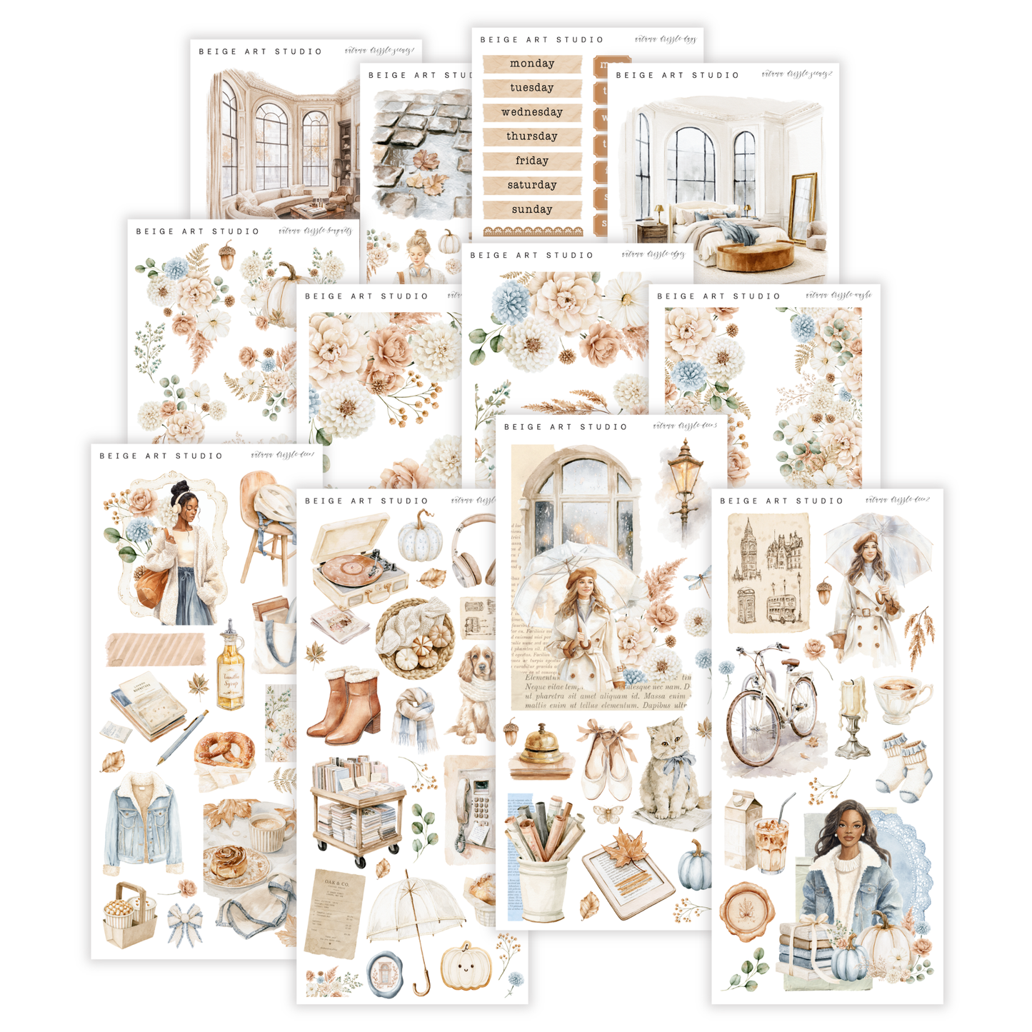 Autumn Drizzle | Decorative Kit