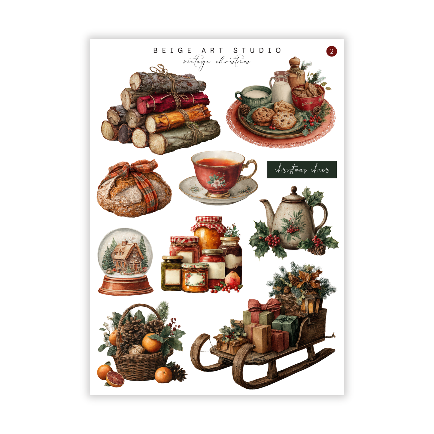 Vintage Christmas | Journaling Kit