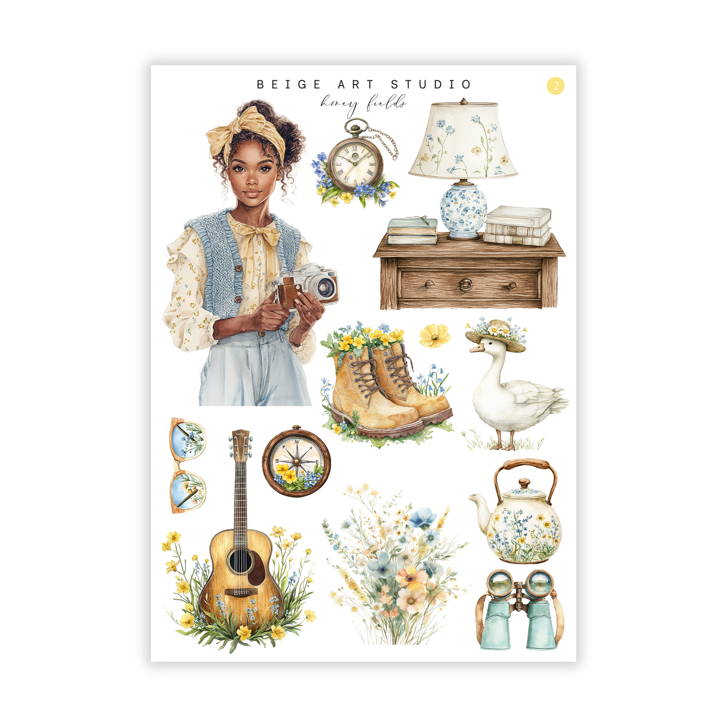 Honey Fields | Journaling Kit
