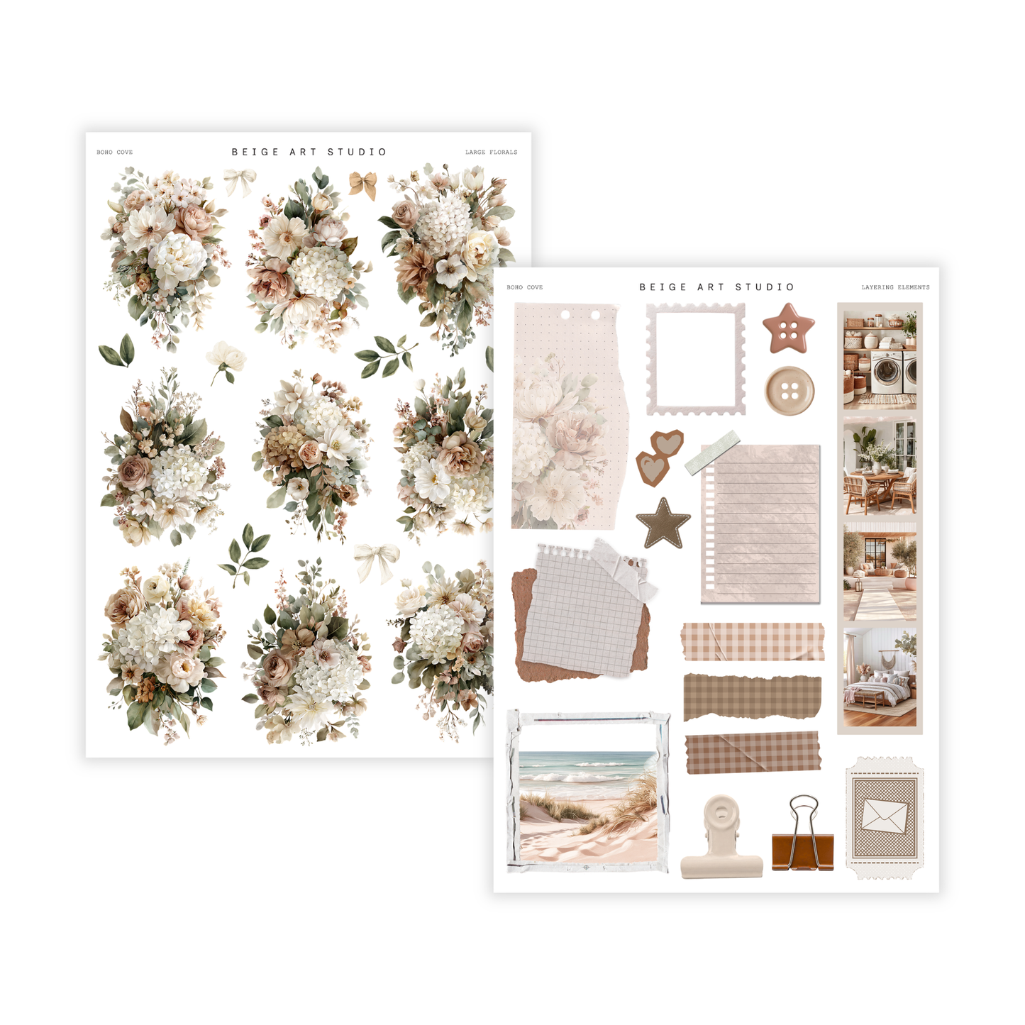Boho Cove | Large Florals & Layering Elements