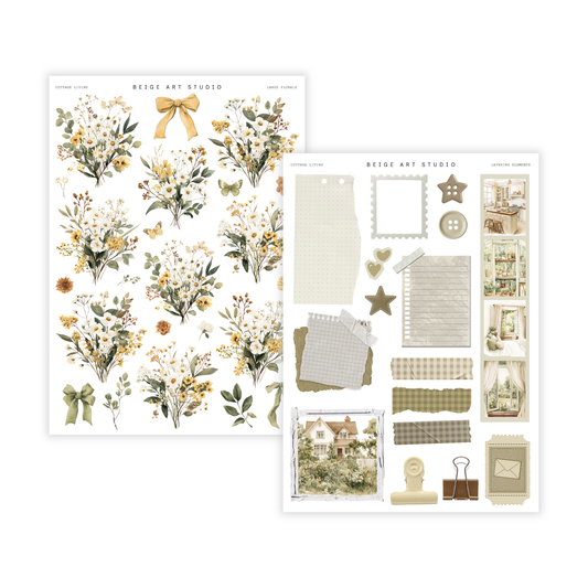 Cottage Living | Large Florals & Layering Elements
