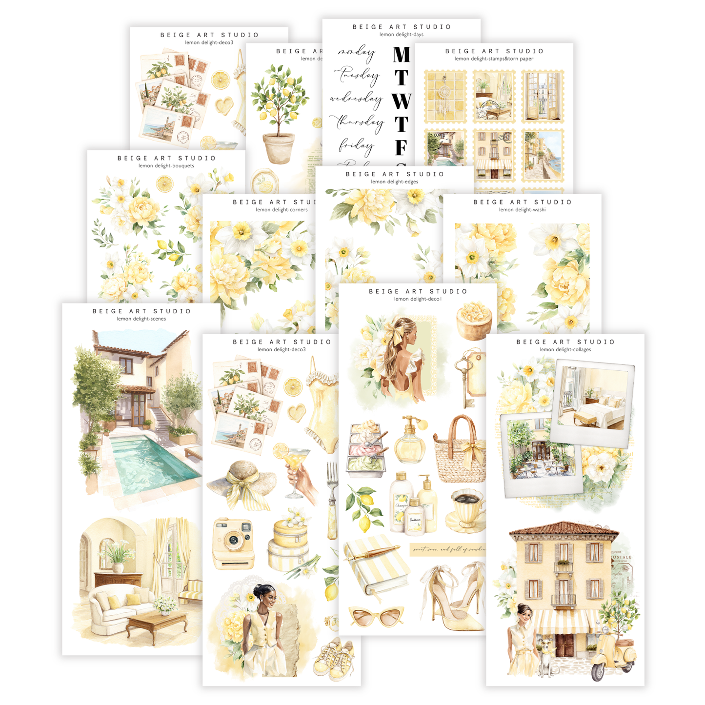 Lemon Delight | Decorative Kit