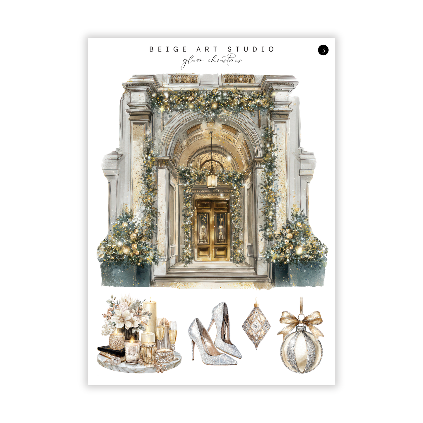 Glam Christmas | Journaling Kit