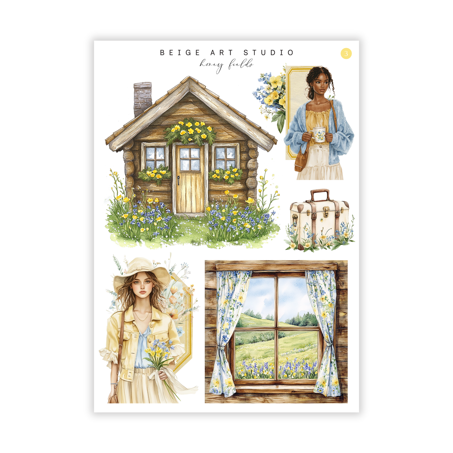 Honey Fields | Journaling Kit