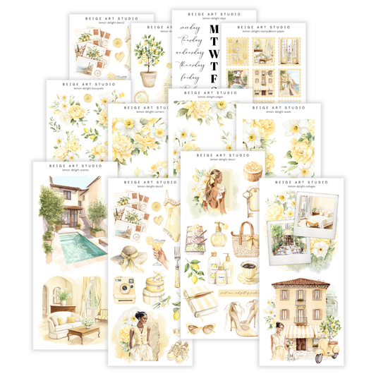 Lemon Delight | Decorative Kit
