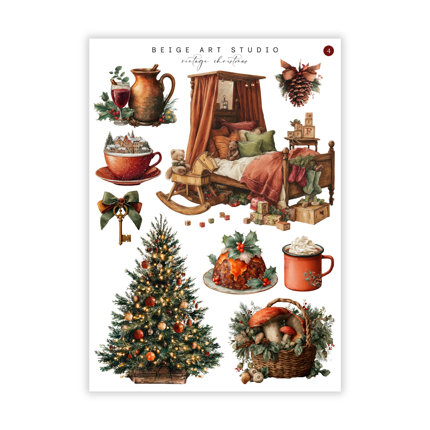 Vintage Christmas | Journaling Kit