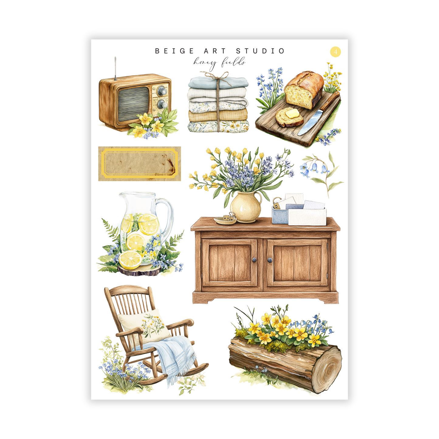 Honey Fields | Journaling Kit