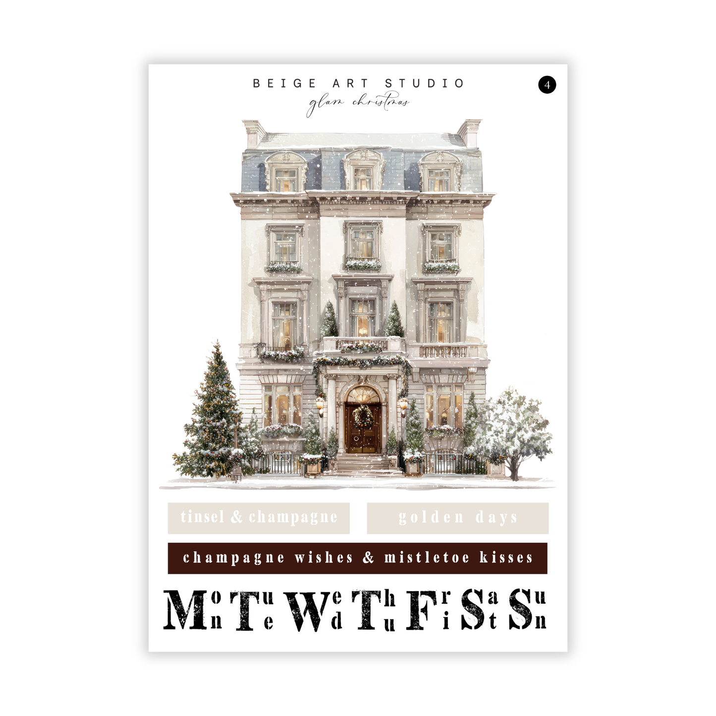 Glam Christmas | Journaling Kit