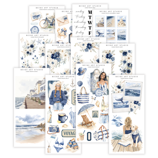 Coastal Blooms | Decorative Kit